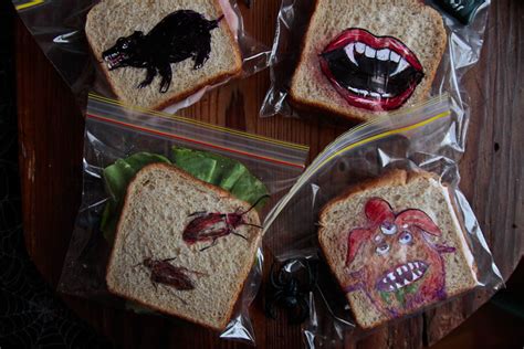 Villainous witch sandwiches